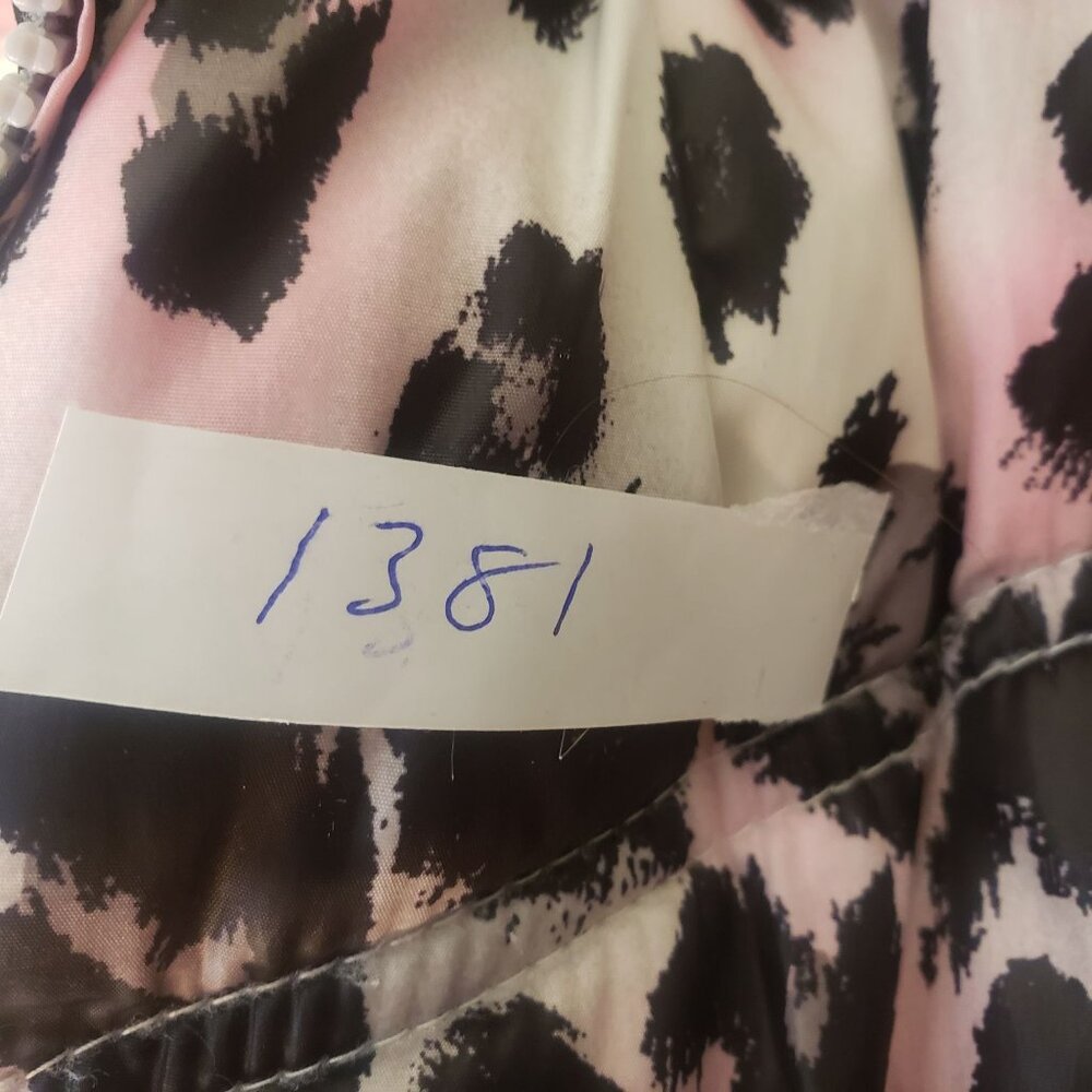 Justice Girls Leopard Print Winter Jacket Faux Fur Hood Interior Size L 12 14 - Picture 10 of 10
